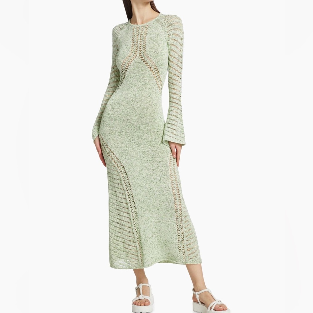 Significant Other
Brie Open-Knit Detail Maxi Dress